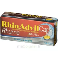 Rhinadvilcaps Rhume Ibuprofene/pseudoephedrine 200 Mg/30 Mg Caps Molle Plq Blanc Et Opaq/16 à TOULOUSE